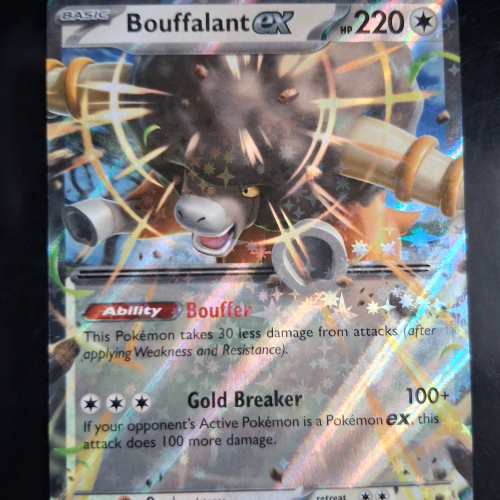 Bouffalant ex - 077/086 - White Flare - EX - Double Rare - English